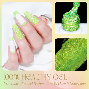 LAVIS Reflective R05 - 20 - Gel Polish 0.5 oz - Neon Lights Reflective Collection by LAVIS NAILS sold by DTK Nail Supply