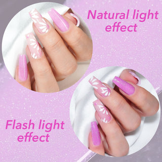  LAVIS Reflective R05 - 03 - Gel Polish 0.5 oz - Blossom Bass Reflective Collection by LAVIS NAILS sold by DTK Nail Supply