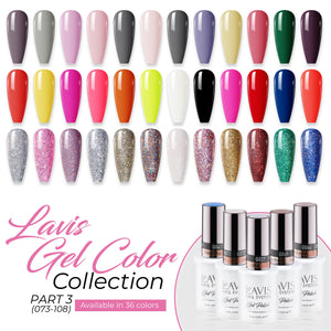 Lavis Gel Polish Part 3 by LAVIS NAILS sold by DTK Nail Supply