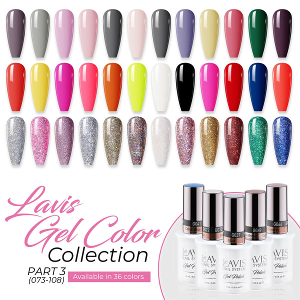 Lavis Gel Polish Part 3 by LAVIS NAILS sold by DTK Nail Supply