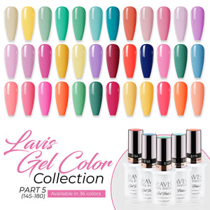 Lavis Gel Polish Part 5 by LAVIS NAILS sold by DTK Nail Supply
