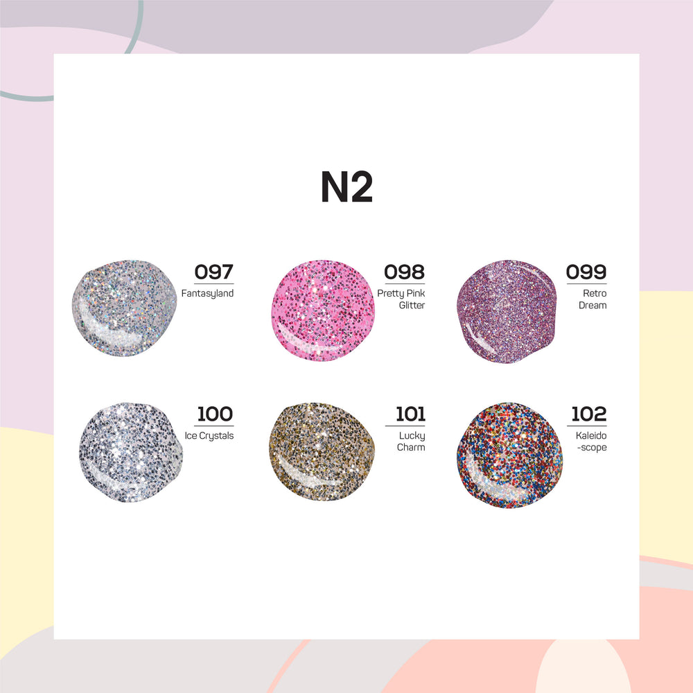 Lavis Nail Lacquer Holiday Fall Set N2 (6 colors): 097, 098, 099, 100, 101, 102 by LAVIS NAILS sold by DTK Nail Supply