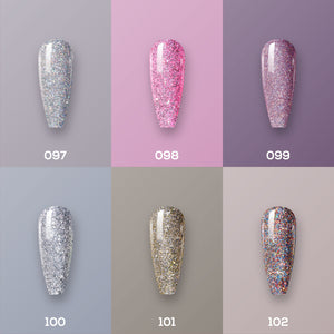 Lavis Nail Lacquer Holiday Fall Set N2 (6 colors): 097, 098, 099, 100, 101, 102 by LAVIS NAILS sold by DTK Nail Supply