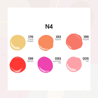  Lavis Nail Lacquer Summer Set N4 (6 colors): 176, 193, 196, 198, 093, 005 by LAVIS NAILS sold by DTK Nail Supply