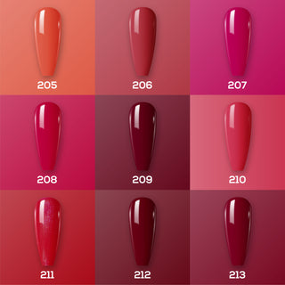  Lavis Nail Lacquer Fall Winter Set N7 (9 colors): 205, 206, 207, 208, 209, 210, 211, 212, 213 by LAVIS NAILS sold by DTK Nail Supply