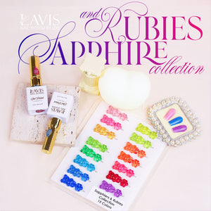 LAVIS Reflective R04 - 03 - Gel Polish 0.5 oz - Sapphire And Rubies Collection by LAVIS NAILS sold by DTK Nail Supply