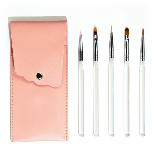 Nail Art Brushes Set by LDS sold by DTK Nail Supply