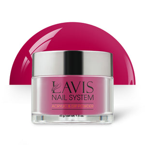 Lavis Acrylic Powder - 207 Valentine - Vintage Rose Colors by LAVIS NAILS sold by DTK Nail Supply