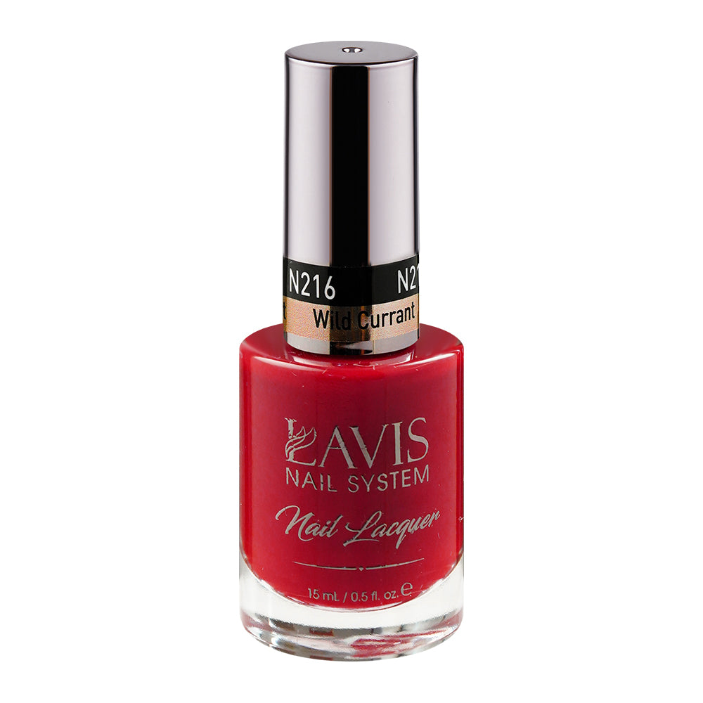 LAVIS Nail Lacquer - 216 Wild Currant - 0.5oz by LAVIS NAILS sold by DTK Nail Supply