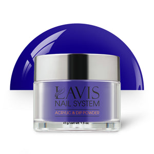 Lavis Acrylic Powder - 217 Endless Sea - Navy Colors by LAVIS NAILS sold by DTK Nail Supply