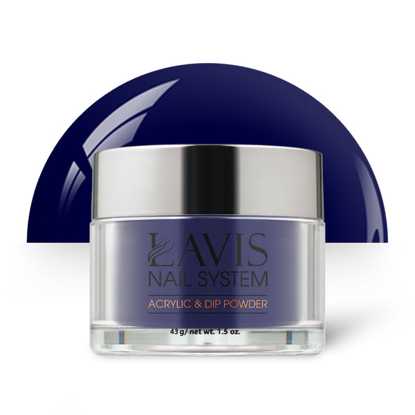 Lavis Acrylic Powder - 218 Morning Glory - Navy Colors by LAVIS NAILS sold by DTK Nail Supply