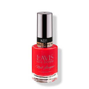 LAVIS Nail Lacquer - 221 Cherry Tomato - 0.5oz by LAVIS NAILS sold by DTK Nail Supply