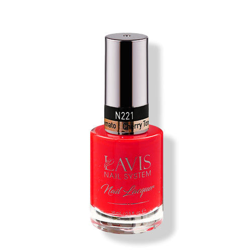 LAVIS Nail Lacquer - 221 Cherry Tomato - 0.5oz by LAVIS NAILS sold by DTK Nail Supply