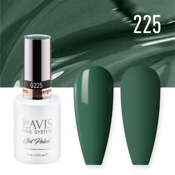 LAVIS Nail Lacquer - 225 Evergreens - 0.5oz by LAVIS NAILS sold by DTK Nail Supply