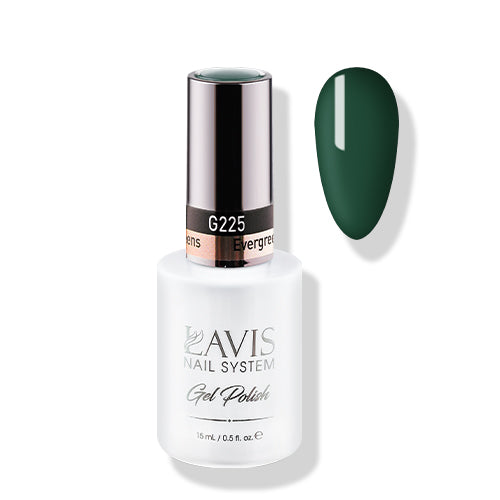 Lavis Gel Polish 225 - Green Colors - Evergreens by LAVIS NAILS sold by DTK Nail Supply