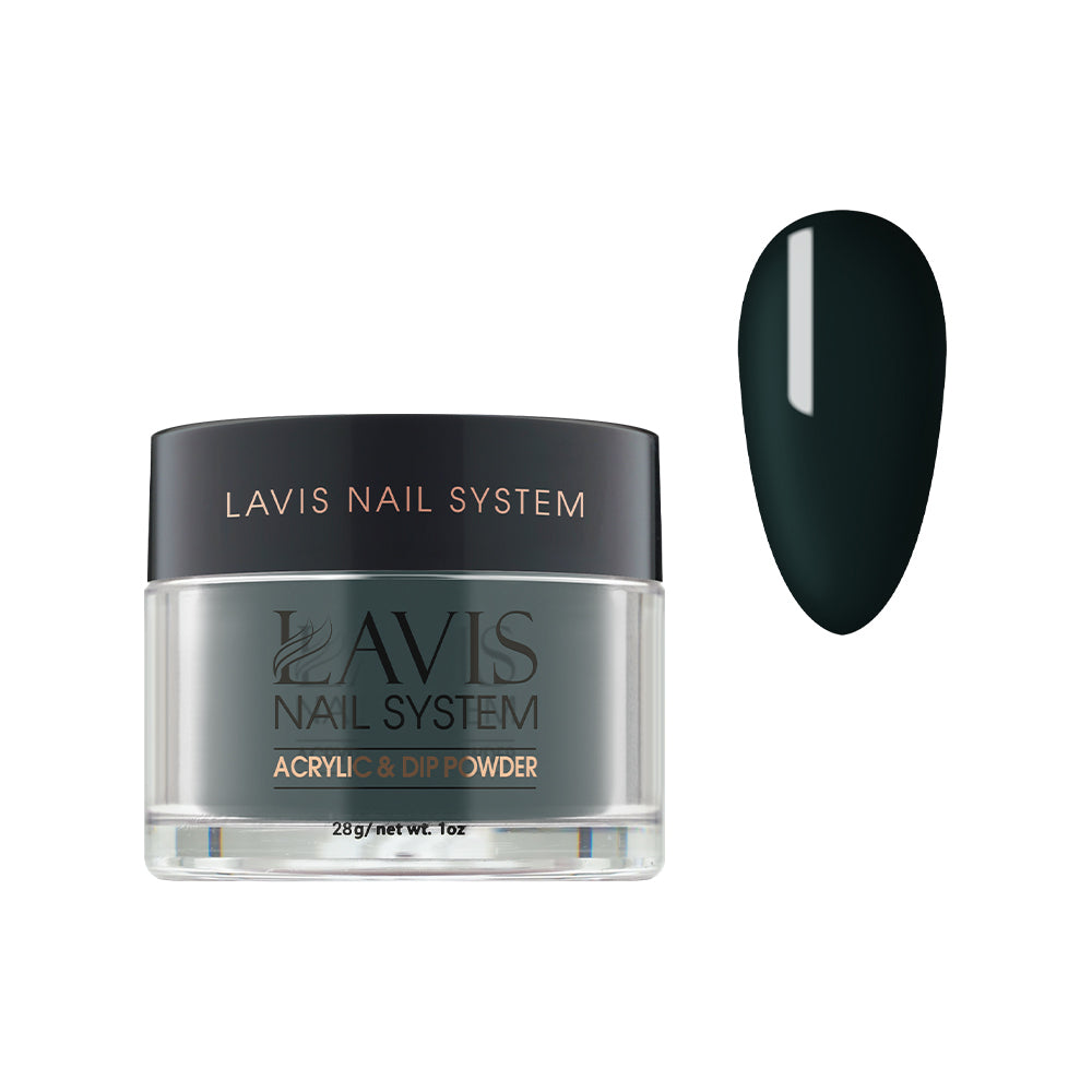 Lavis Acrylic Powder - 226 Cascade Green - Green Colors by LAVIS NAILS sold by DTK Nail Supply
