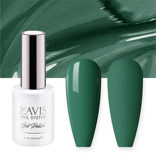 LAVIS Nail Lacquer - 228 Greenery - 0.5oz by LAVIS NAILS sold by DTK Nail Supply