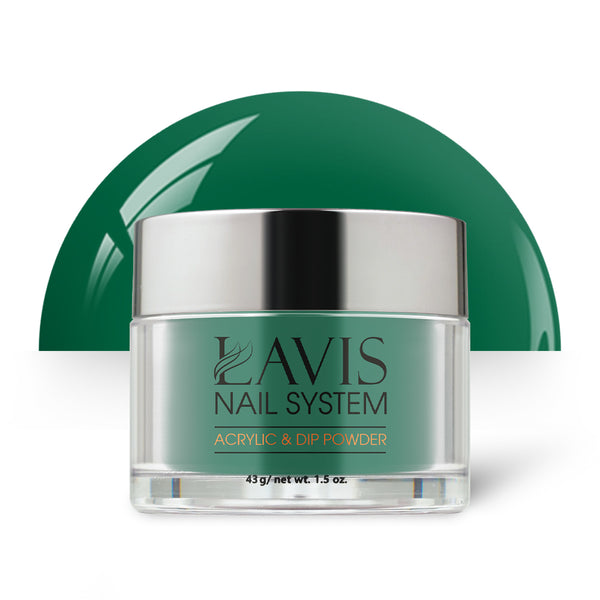 Lavis Acrylic Powder - 228 Greenery - Green Colors by LAVIS NAILS sold by DTK Nail Supply