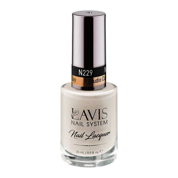 LAVIS Nail Lacquer - 229 Studio Clay - 0.5oz by LAVIS NAILS sold by DTK Nail Supply