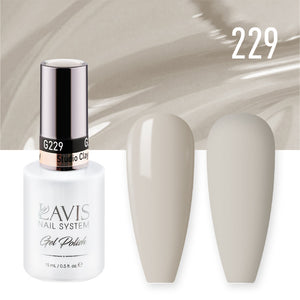 Lavis Gel Polish 229 - Beige Colors - Studio Clay by LAVIS NAILS sold by DTK Nail Supply