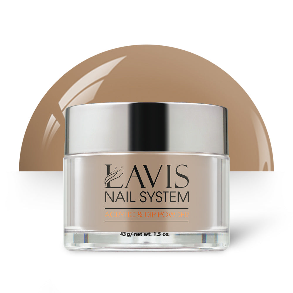 Lavis Acrylic Powder - 231 Basswood - Brown Colors by LAVIS NAILS sold by DTK Nail Supply