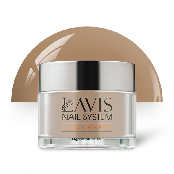Lavis Acrylic Powder - 231 Basswood - Brown Colors by LAVIS NAILS sold by DTK Nail Supply