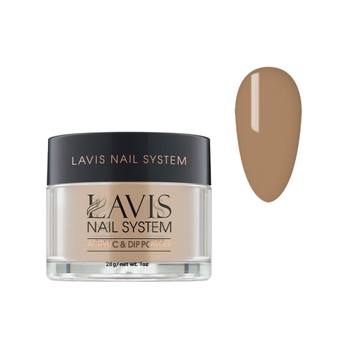 Lavis Acrylic Powder - 231 Basswood - Brown Colors by LAVIS NAILS sold by DTK Nail Supply