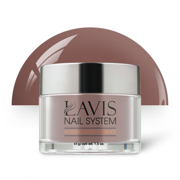 Lavis Acrylic Powder - 232 Nightingale Gray - Taupe Colors by LAVIS NAILS sold by DTK Nail Supply