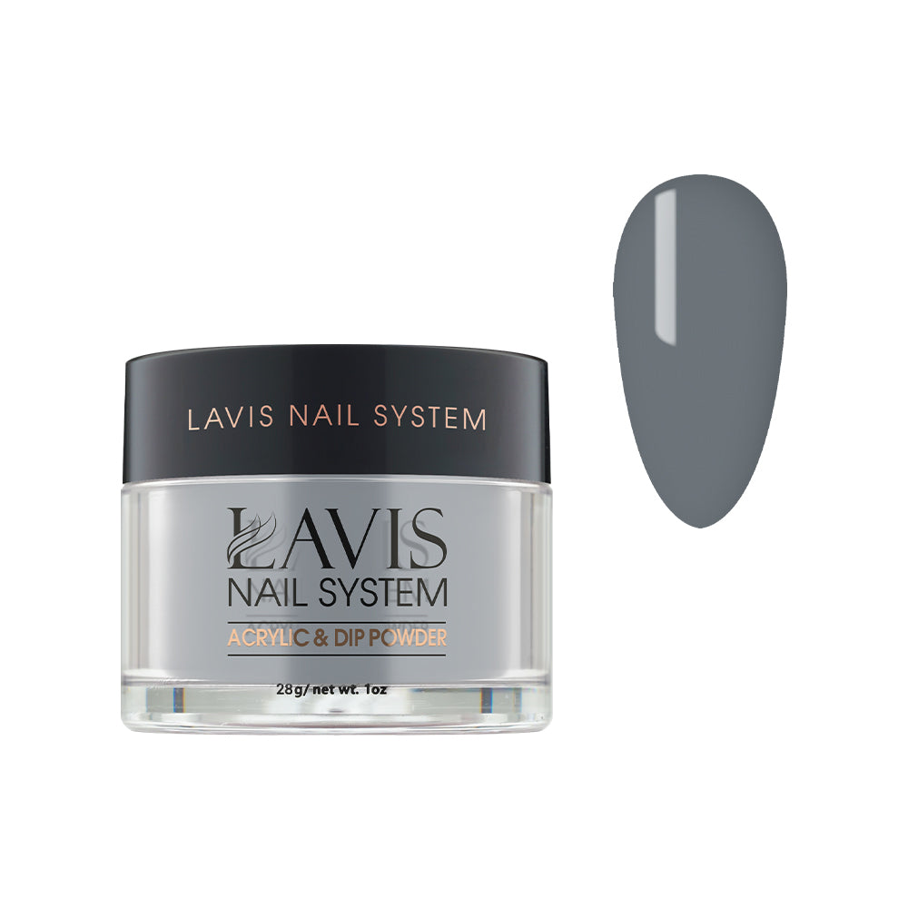 Lavis Acrylic Powder - 240 Dusty Heather - Gray Colors by LAVIS NAILS sold by DTK Nail Supply