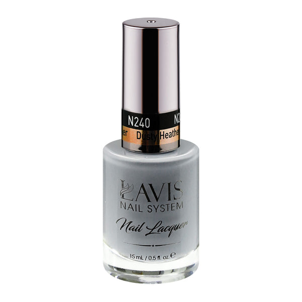 LAVIS Nail Lacquer - 240 Dusty Heather - 0.5oz by LAVIS NAILS sold by DTK Nail Supply