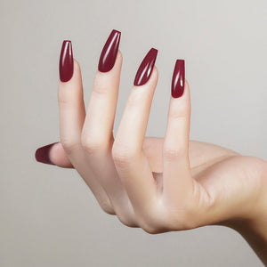 Lavis Gel Polish 242 - Brown Colors - Brownie Red by LAVIS NAILS sold by DTK Nail Supply