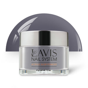 Lavis Acrylic Powder - 246 Euphoric Lilac - Gray Colors by LAVIS NAILS sold by DTK Nail Supply