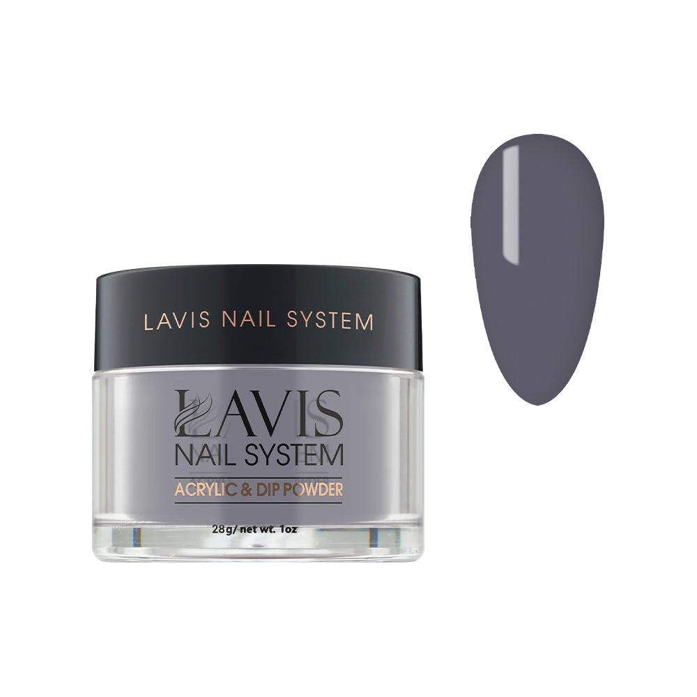 Lavis Acrylic Powder - 246 Euphoric Lilac - Gray Colors by LAVIS NAILS sold by DTK Nail Supply