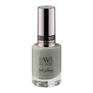 LAVIS Nail Lacquer - 247 Laurel Green - 0.5oz by LAVIS NAILS sold by DTK Nail Supply