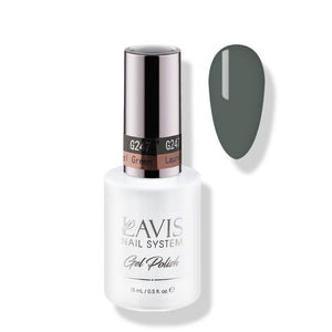 Lavis Gel Polish 247 - Moss Gray Colors - Laurel Green by LAVIS NAILS sold by DTK Nail Supply