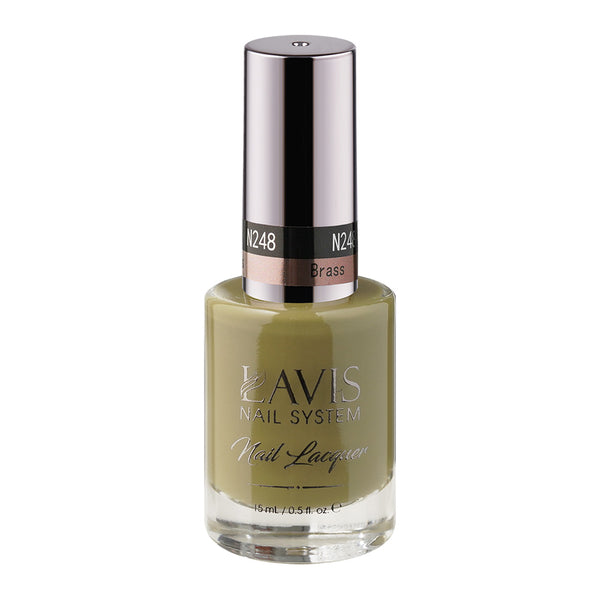 LAVIS Nail Lacquer - 248 Brass - 0.5oz by LAVIS NAILS sold by DTK Nail Supply