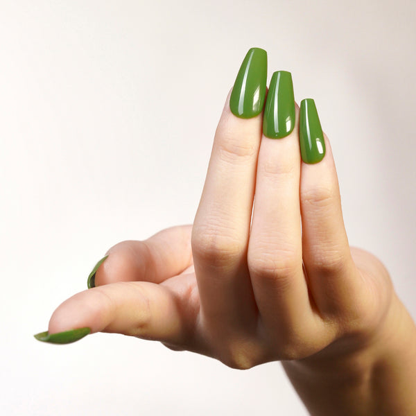 Lavis Gel Nail Polish Duo - 249 Green Colors - Russian Green by LAVIS NAILS sold by DTK Nail Supply