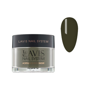 Lavis Acrylic Powder - 250 Artichoke Green - Moss Colors by LAVIS NAILS sold by DTK Nail Supply