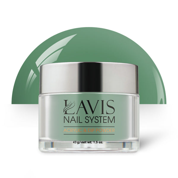 Lavis Acrylic Powder - 251 Celadon - Green Colors by LAVIS NAILS sold by DTK Nail Supply