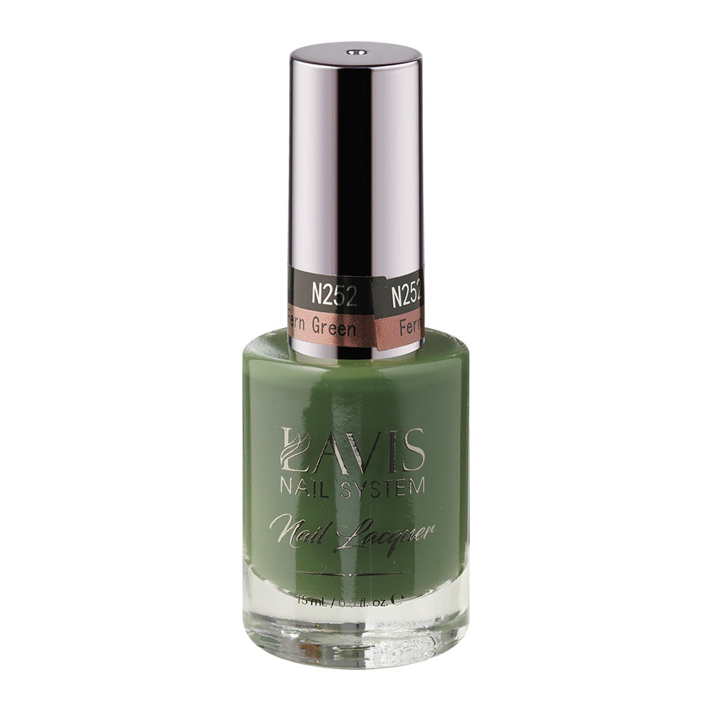 LAVIS Nail Lacquer - 252 Fern Green - 0.5oz by LAVIS NAILS sold by DTK Nail Supply