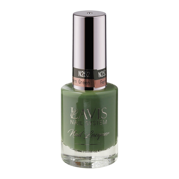 LAVIS Nail Lacquer - 252 Fern Green - 0.5oz by LAVIS NAILS sold by DTK Nail Supply