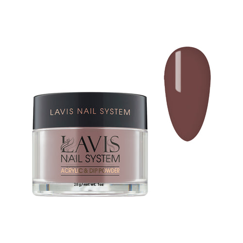 Lavis Acrylic Powder - 258 Dusty Rose - Brown Colors by LAVIS NAILS sold by DTK Nail Supply