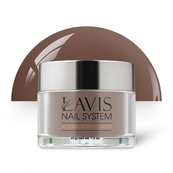 Lavis Acrylic Powder - 258 Dusty Rose - Brown Colors by LAVIS NAILS sold by DTK Nail Supply