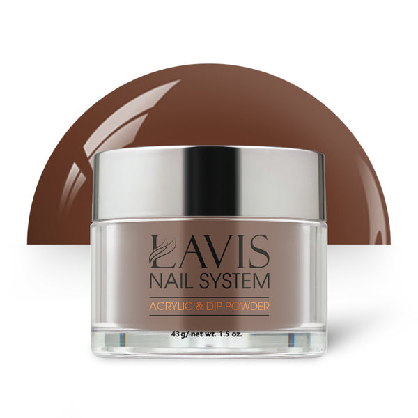 Lavis Acrylic Powder - 261 Caramel Apple - Brown Colors by LAVIS NAILS sold by DTK Nail Supply