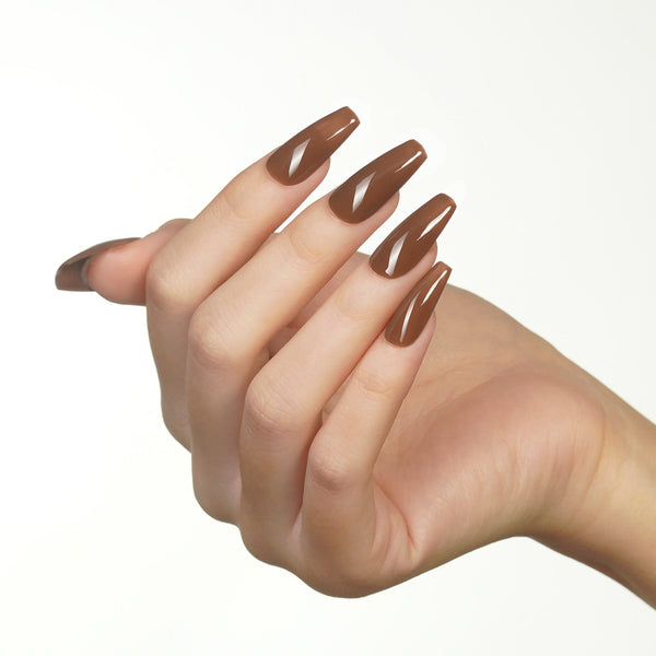 Lavis Gel Nail Polish Duo - 263 Brown Colors - Delicate by LAVIS NAILS sold by DTK Nail Supply