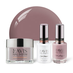 LAVIS 3 in 1 - 266 Bare - Acrylic & Dip Powder, Gel & Lacquer by LAVIS NAILS sold by DTK Nail Supply