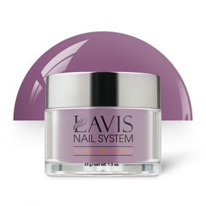Lavis Acrylic Powder - 267 Ube Cake - Mauve Colors by LAVIS NAILS sold by DTK Nail Supply