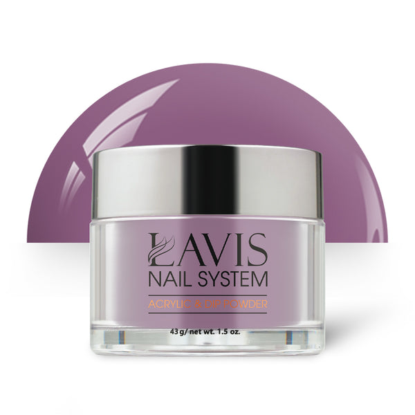 Lavis Acrylic Powder - 267 Ube Cake - Mauve Colors by LAVIS NAILS sold by DTK Nail Supply
