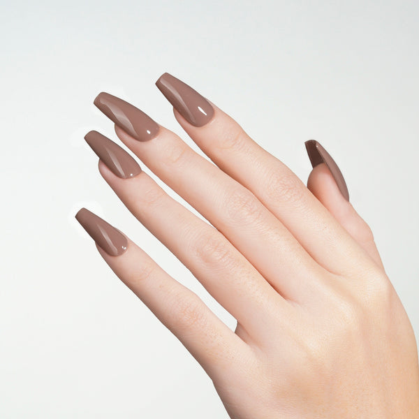 Lavis Gel Nail Polish Duo - 268 Brown Colors - Realness by LAVIS NAILS sold by DTK Nail Supply