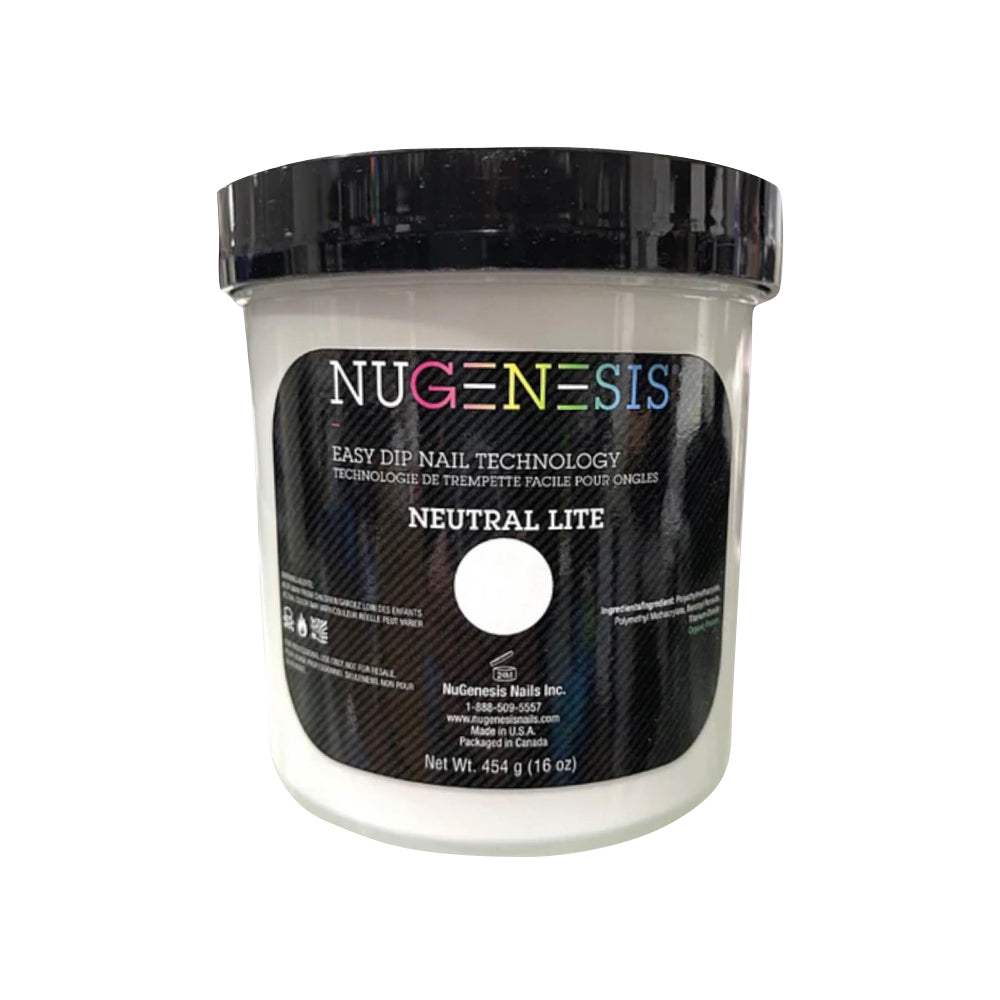 NuGenesis Neutral Lite - Pink & White 16 oz by NuGenesis sold by DTK Nail Supply